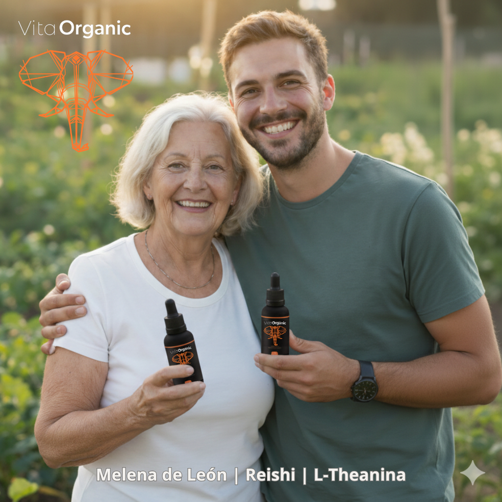 VitaOrganic Brain Food – Enfoque Mental, Calma y Claridad Cognitiva Natural (30 ml)