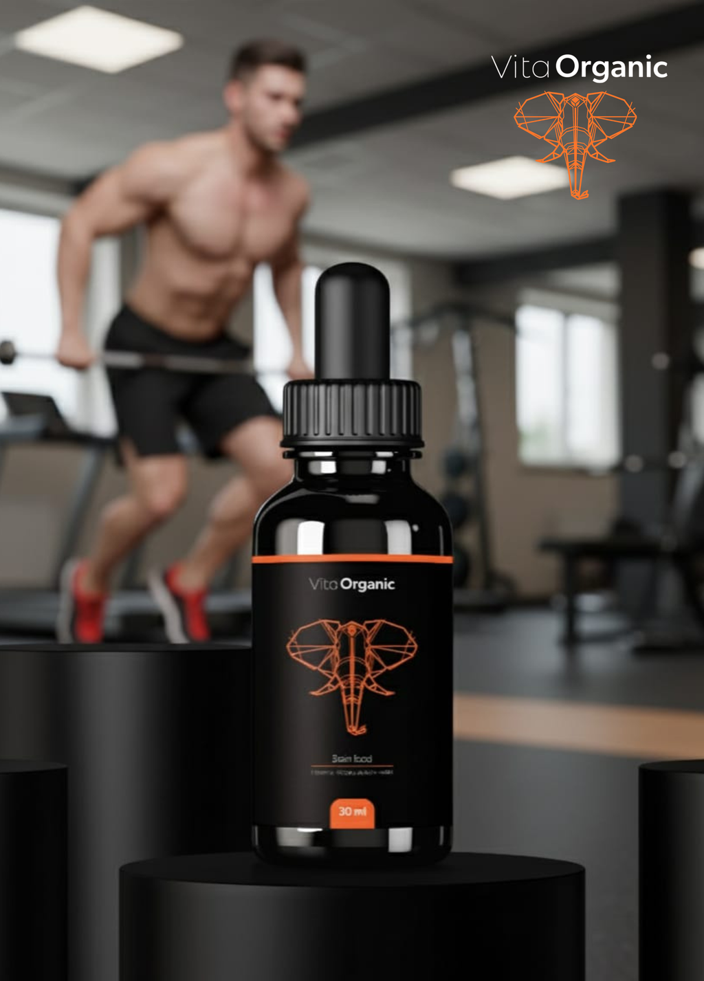 VitaOrganic Brain Food – Enfoque Mental, Calma y Claridad Cognitiva Natural (30 ml)