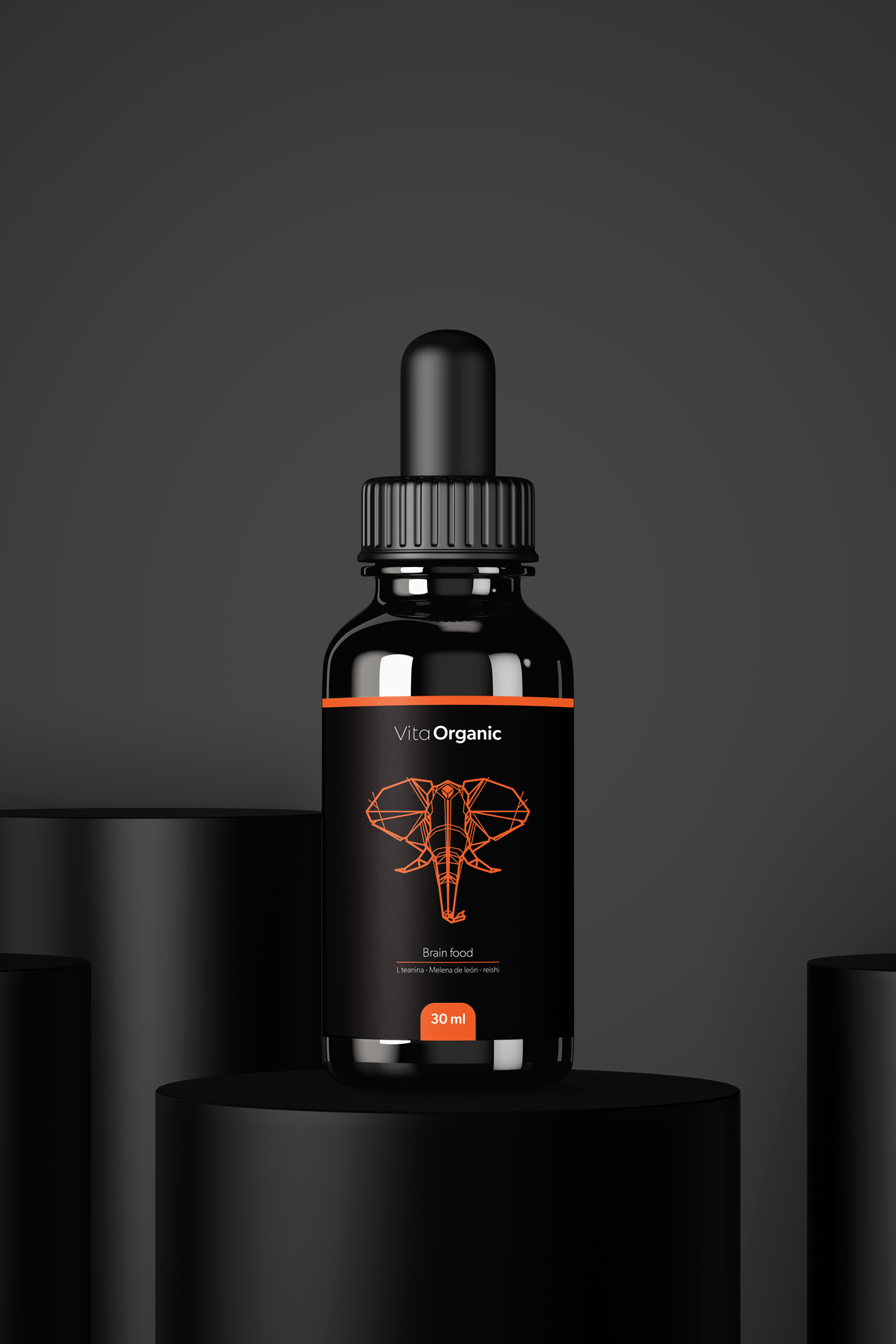 VitaOrganic Brain Food – Enfoque Mental, Calma y Claridad Cognitiva Natural (30 ml)